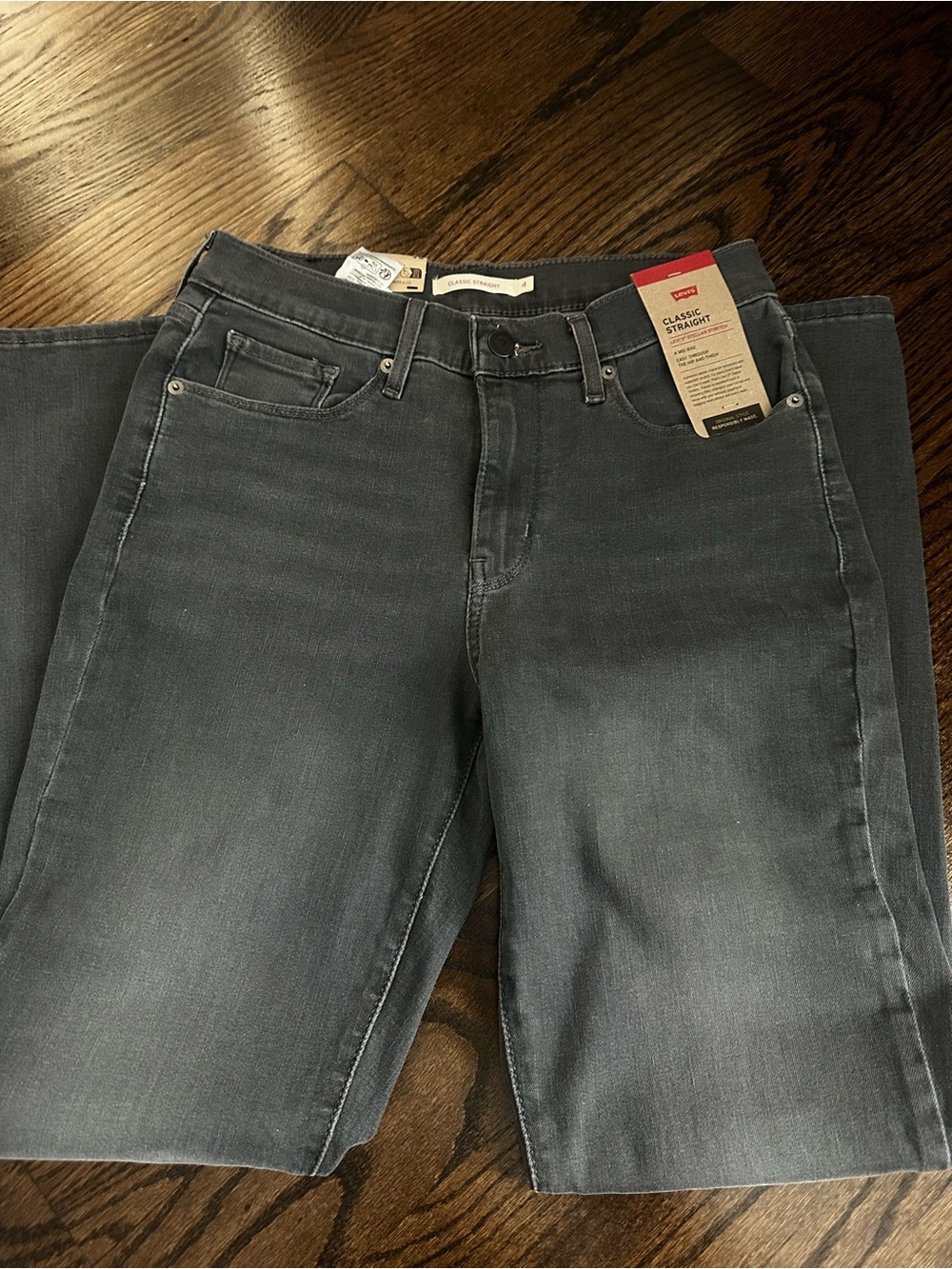 Classic Straight Levi’s  women’s Jeans - Dark Gray